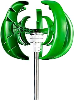 Windturbine, 1000 W 24 V vertikale Windkraftanlage mit MPPT-Hybridsteuerung Kleine Windkraftanlage for den Heimgebrauch, geräuscharmes Effizienz-Windsystem für Zuhause, Bauernhof, Wohnmobile, Boote(Wi