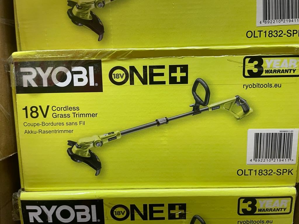 RYOBI OLT1832-SPK - Cortabordes a batería 18 V One+, modo cortabordes y recortabordes, batería no incluida con dos bobinas de repuesto