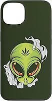 Vista 7 de Alien UFO Cannabis Marijuana Weed Hemp THC Ganja Gift Case for iPhone 17