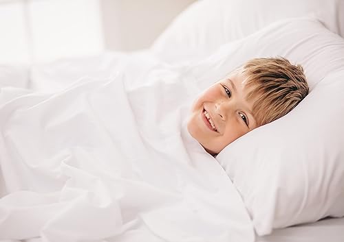 Miniatura 4 de Chanasya Juego de sábanas de 4 piezas de microfibra suave de alta calidad, sábana encimera y fundas de almohada, bolsillo profundo, resistente a las