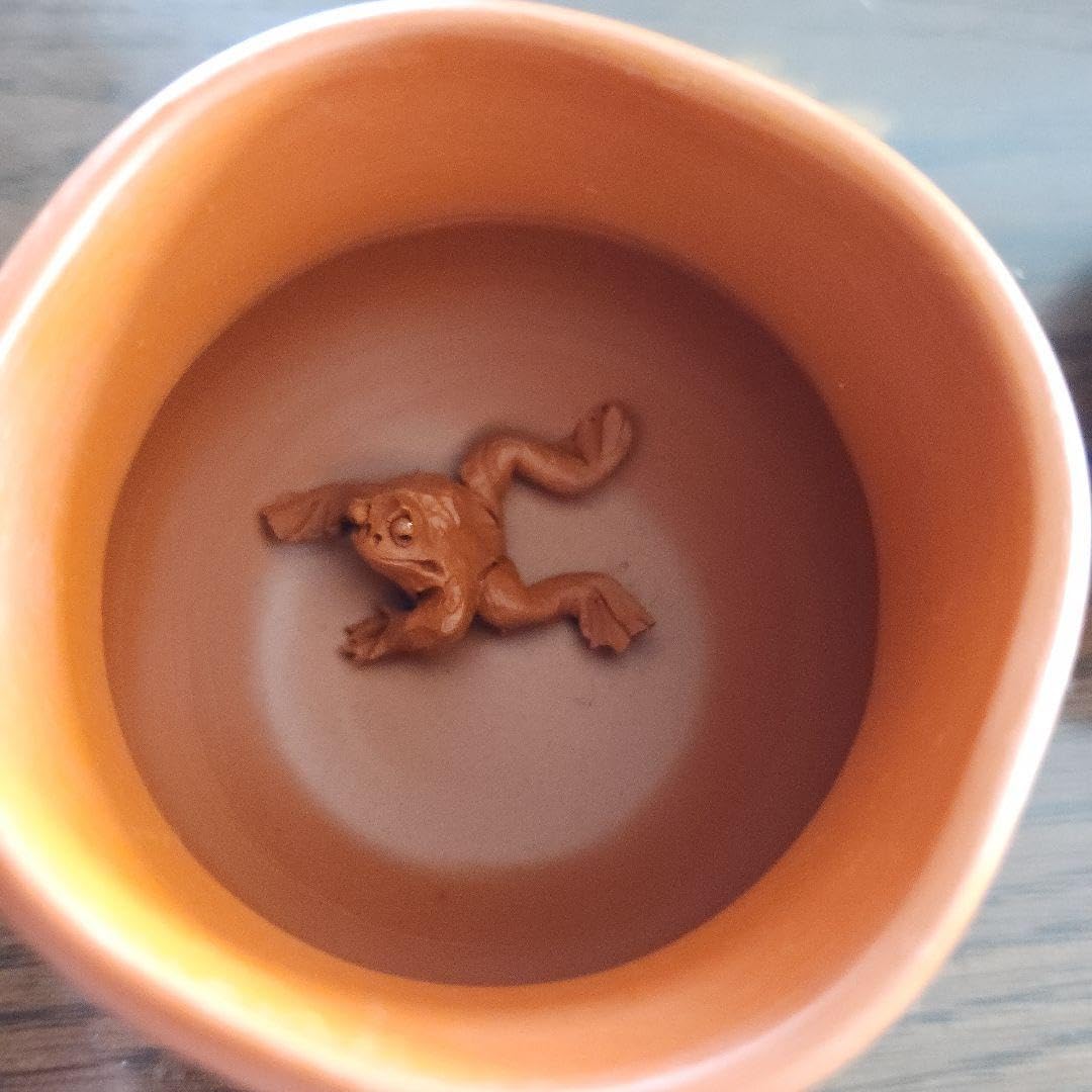 不識庵 井上素三 常滑焼 朱泥 ぐい呑み 鯛 お猪口 二個 不識庵 井上素三 常滑焼 朱泥 ぐい呑み 鯛 お猪口 二個