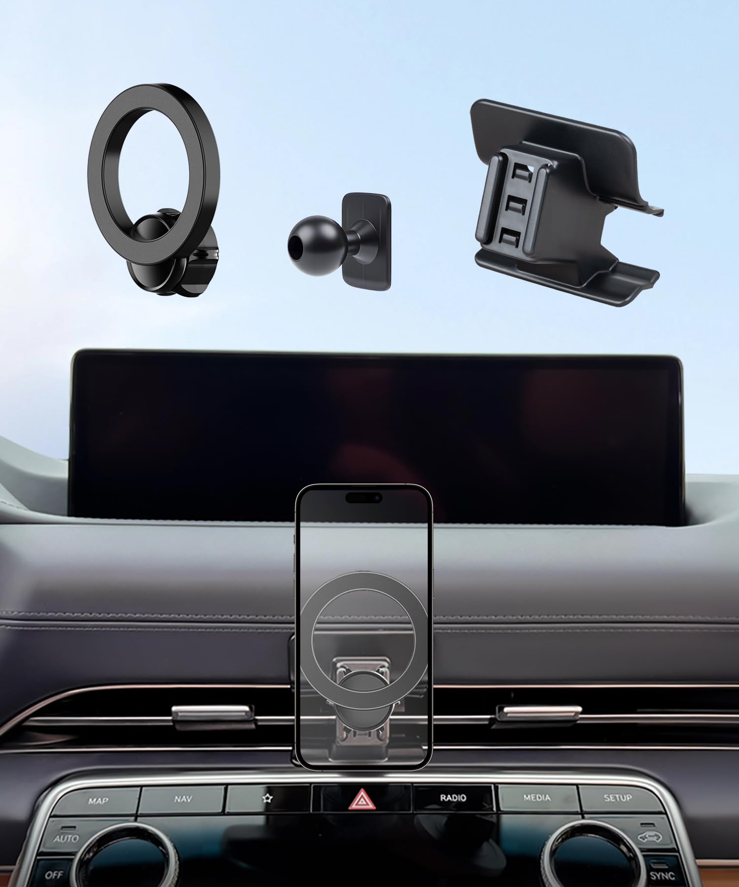 Amazon.com: MaserWeller Car Phone Holder for 2021-2024 Genesis