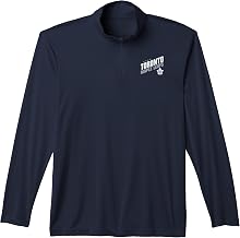 Toronto Maple Leafs Fuel Navy NHL Officially Licensed Performance Quarter-Zip Top