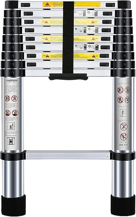 Scala telescopica 290 cm nestling scala domestica in alluminio KME1029