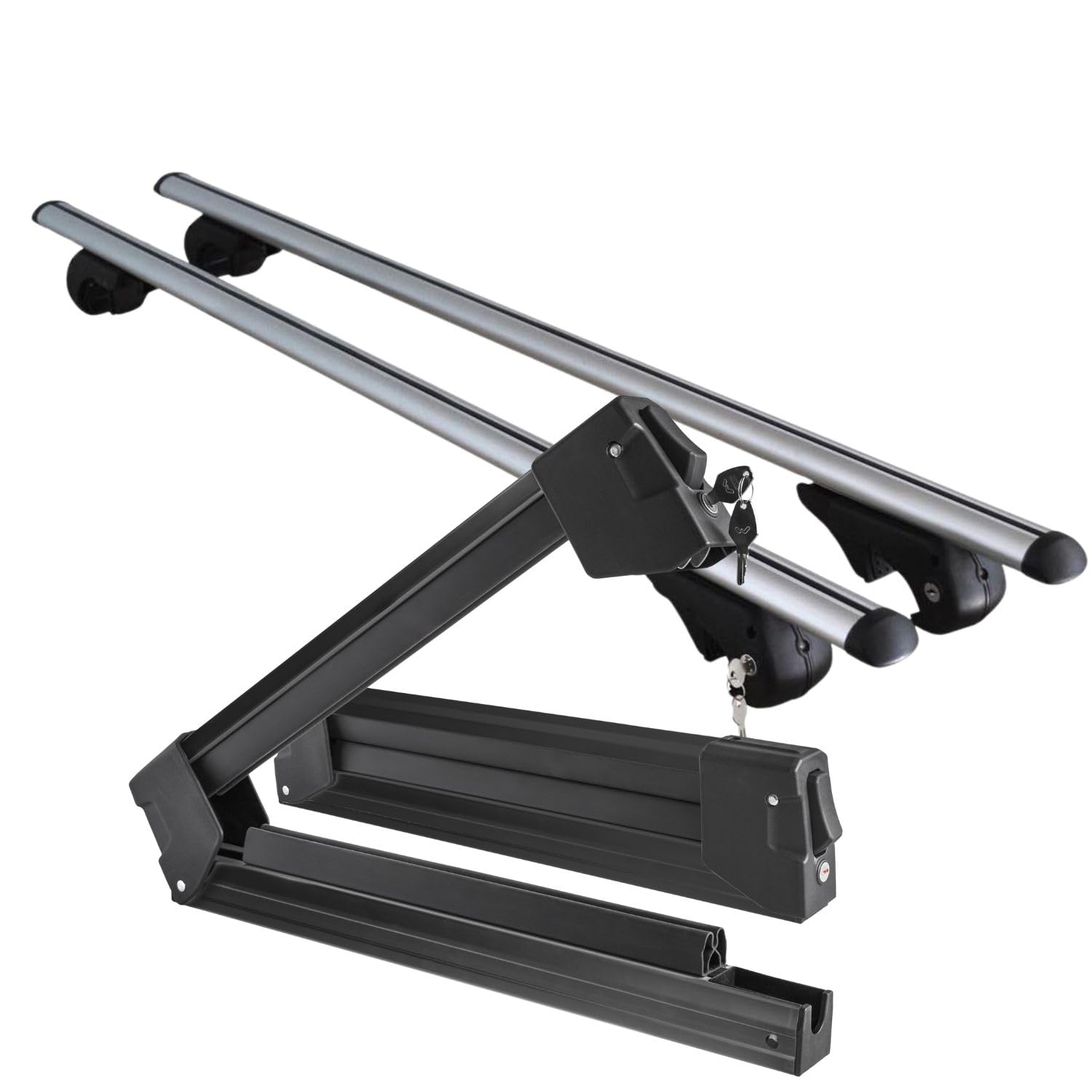 Barres de toit VDP Rio 135 avec support ski pour BMW X3 E83