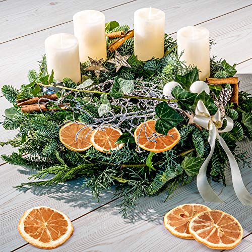 FEPITO Fiori artificiali per Natale, decorazioni