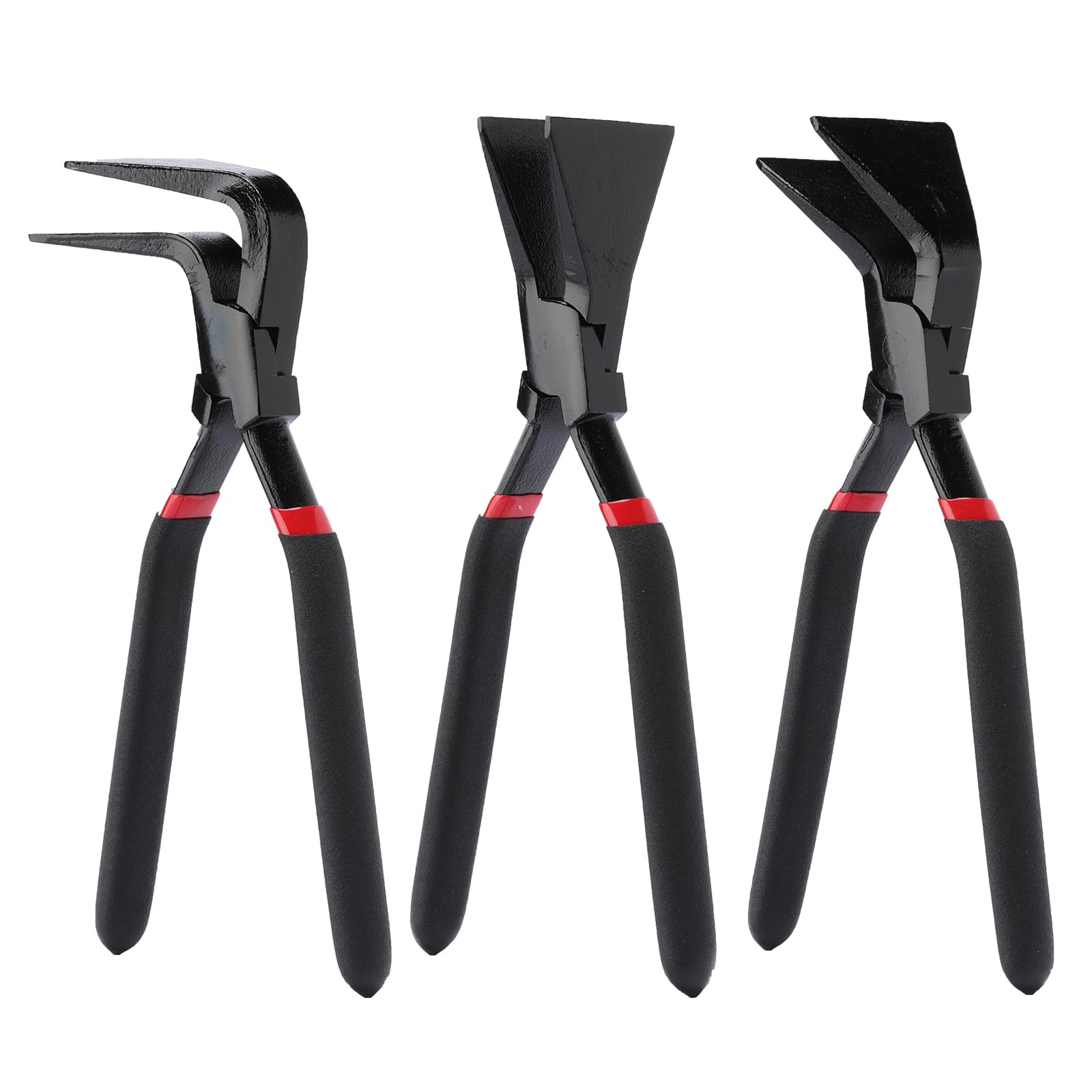 CASOMAN 3 PCS 0° 45° 90° Folding Pliers, Sheet Metal Bending Pliers-Jaw Width 60 mm, for for DIY, Artisan, and Workshops