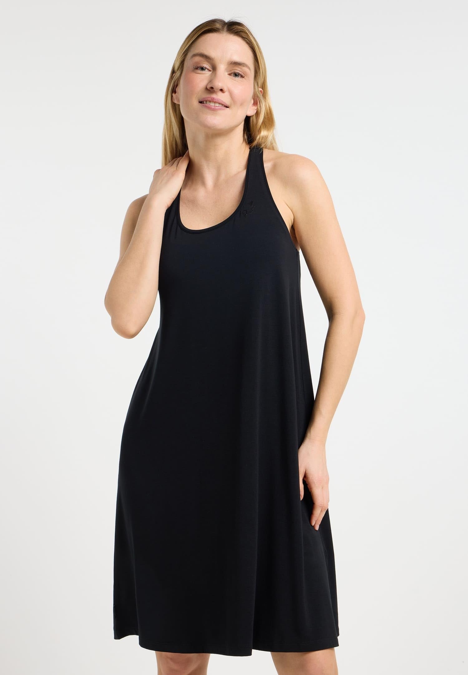 Ragwear Nairay Frauen Mittellanges Kleid schwarz Basics, Streetwear