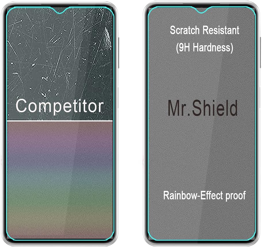Mr.Shield [3-Pack] Designed For Samsung Galaxy A32 (5G Version ONLY) [Tempered Glass] [Japan Glass with 9H Hardness] Screen Protector with Lifetime Replacement