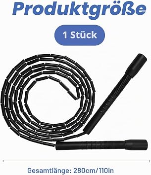 Verstellbares Perlen-Springseil für Erwachsene und Kinder 2.8m Lang Mit Unzerbrechlichen Griffen Und Bruchsicheren PerlenSpringseil Fitness Beaded Jump Rope Verbessertes Fitnesstraining