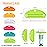 LOVEINUSA 6PCS Toothpaste Tube Squeezer Dispenser, Tooth Paste Roller Squeezer Holder for Saving Toothpaste Facial Cleanser Creams, Multicolor
