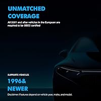 Vista 4 de OBD2 Bluetooth Lector de Códigos de Diagnóstico Inalámbrico OBD II Herramienta de Escaneo Restablecer y Borrar Verificar Luz del Motor del Coche