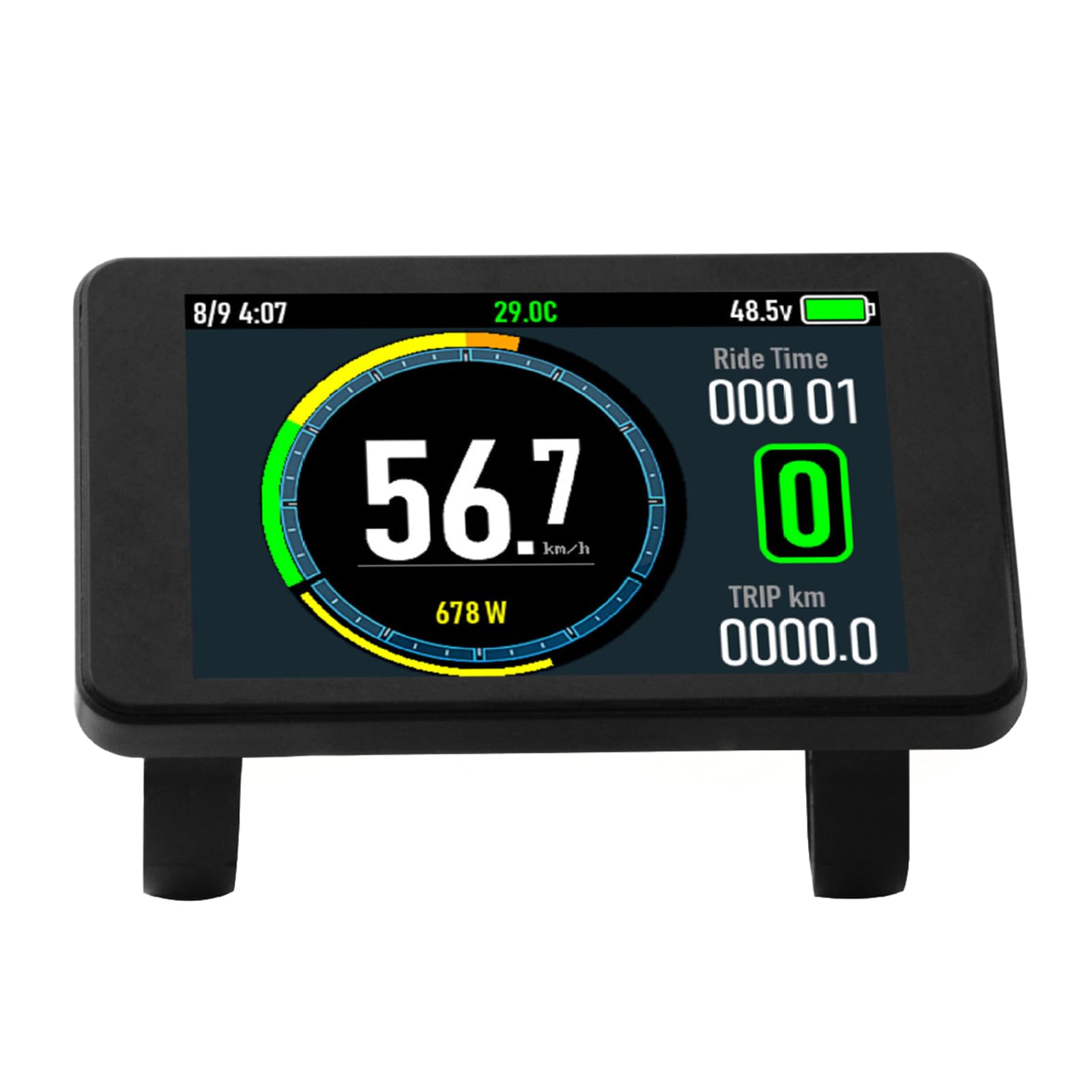 Medidor de salpicadero para bicicleta eléctrica de repuesto 24-72 con color