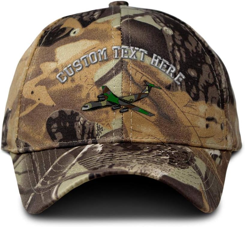 Custom Camo Baseball Cap C-141 Camo Embroidery Hunting Dad Hats for Men & Women