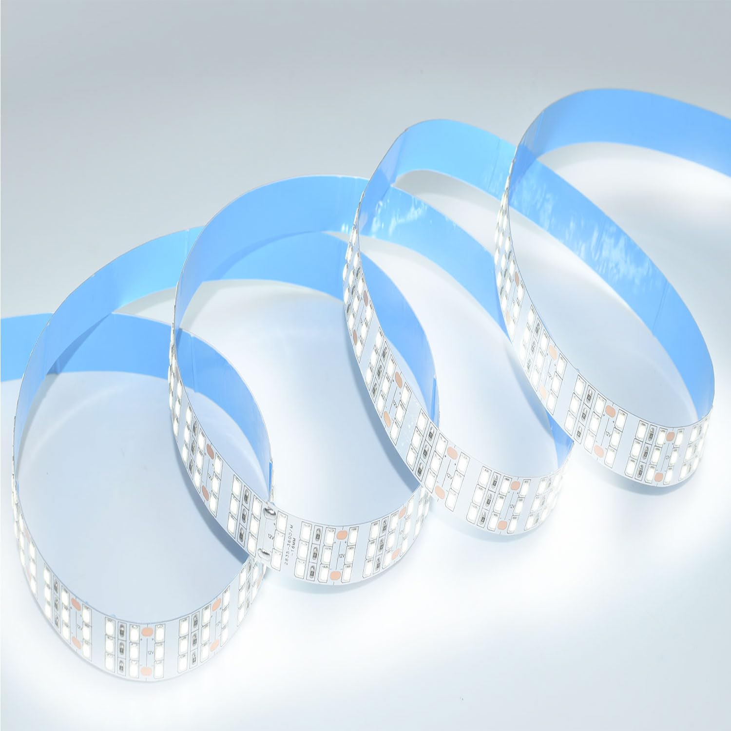 SUYOOULIN Bande lumineuse LED à intensité variable - 12 V CC - SMD 28351800 - 38 000 lm - Super lumineuse - Flexible - Non étanche IP21 - Pour la maison, la décoration de fête (blanc lumière du jour