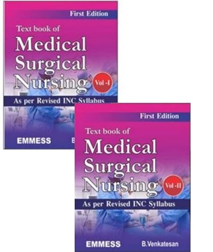 Text book of Medical Surgical nursing For B.Sc. Nursing Vo. 1 &amp; 2 (2 Book Set)