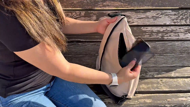 Mochila Convertible Sling Crossbody para Hombre y Mujer miniatura 7