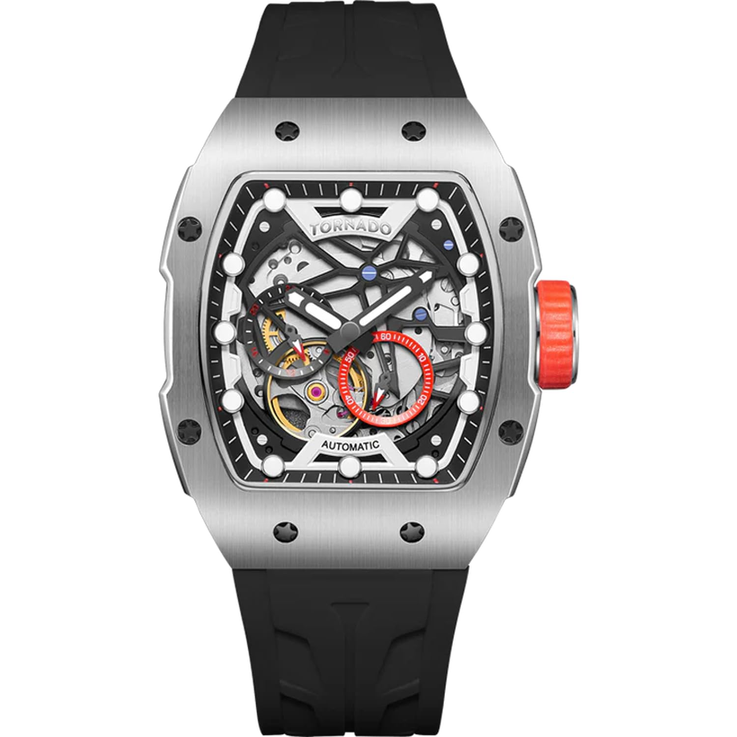 matsudat① Tornado Xenith Men's MIYOTA 82S7 Movement Watch, Automatic