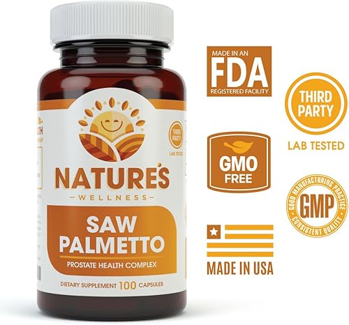 Miniatura 2 de Suplemento de próstata Saw Palmetto de 1000 mg, Berry Power + Extract - Máxima fuerza para promover la salud de la próstata, reducir la micción