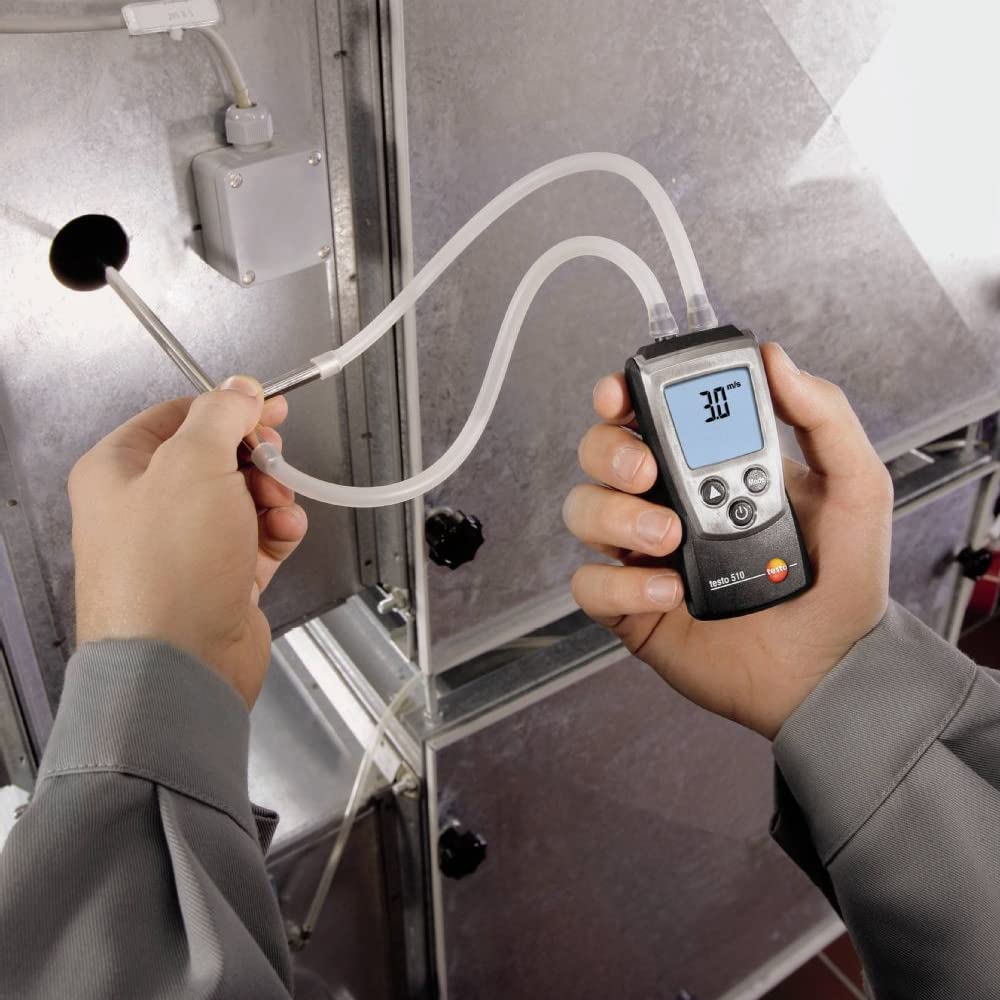 Testo 510 (0560 0510) Autoranging Differential Manometer Air Pressure Meter Gauge 0-100hPa by mLabs - Image 8 thumbnail