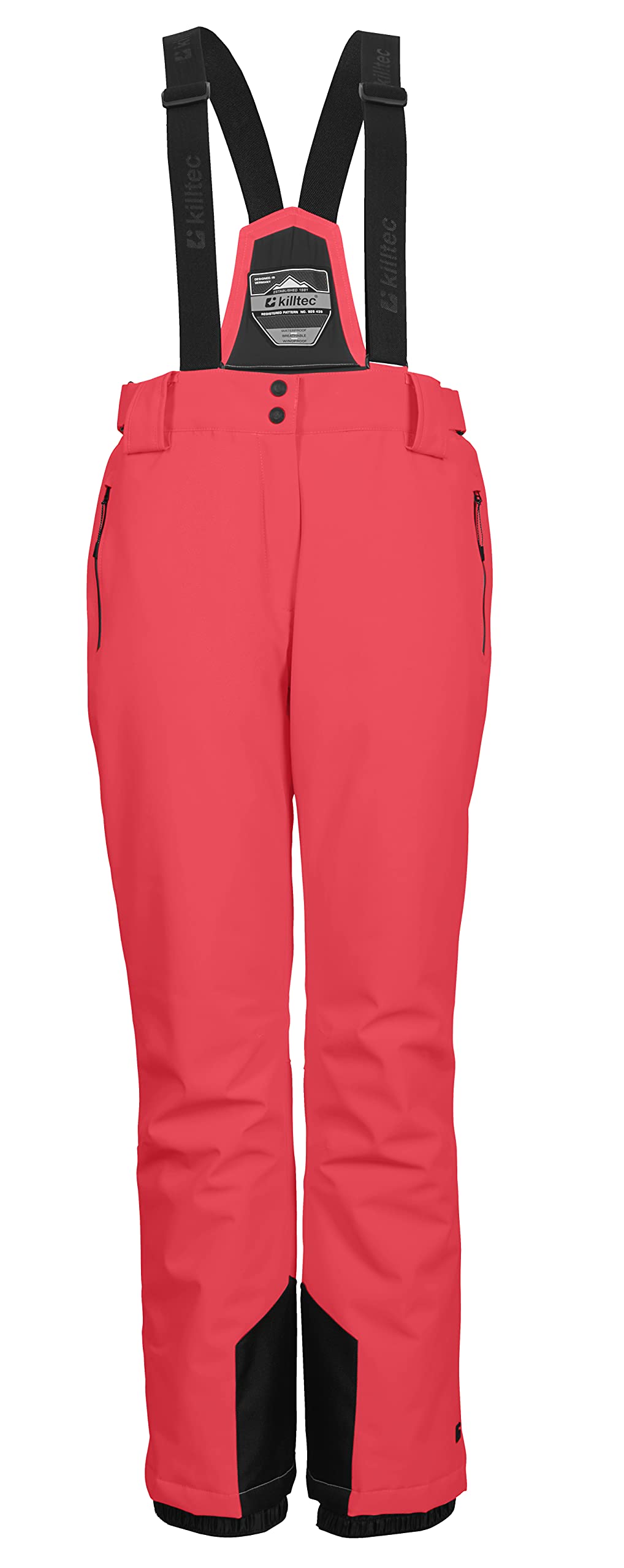 Killtec Damen Funktionshose/Skihose mit abnehmbaren Trägern, Kantenschutz und Schneefang Ksw 249 Wmn Ski Pnts