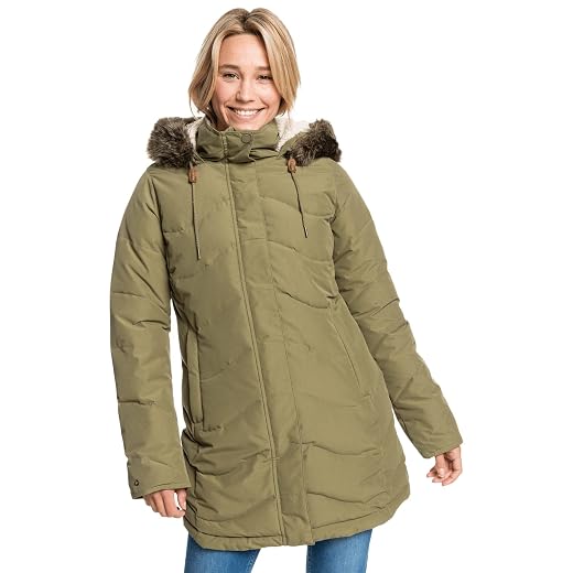 Roxy Ellie Jacket Burnt Olive MD (US 7-9)