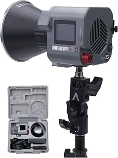 amaran 60x S,amaran 60xs,amaran cob 60x S Video Light, 60W bi-color Bowens Mount point-source LED Video light ultra-compact , SSI (D56) of 87, 33,300 lux @ 1m,CCT 2,700K - 6,500K,App Control,9 Lighting FX (amaran cob 60x S)