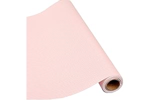 Peel and Stick Pink Stripe Liner for Kitchens, Bedrooms, Living Rooms