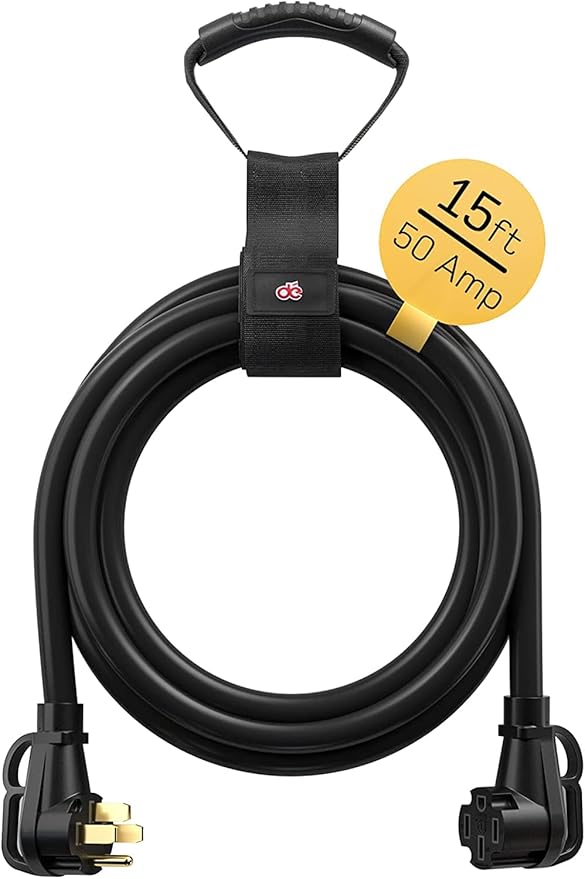 15 feet 50 Amp Tesla Extension Cord for Level 2 EV Charging