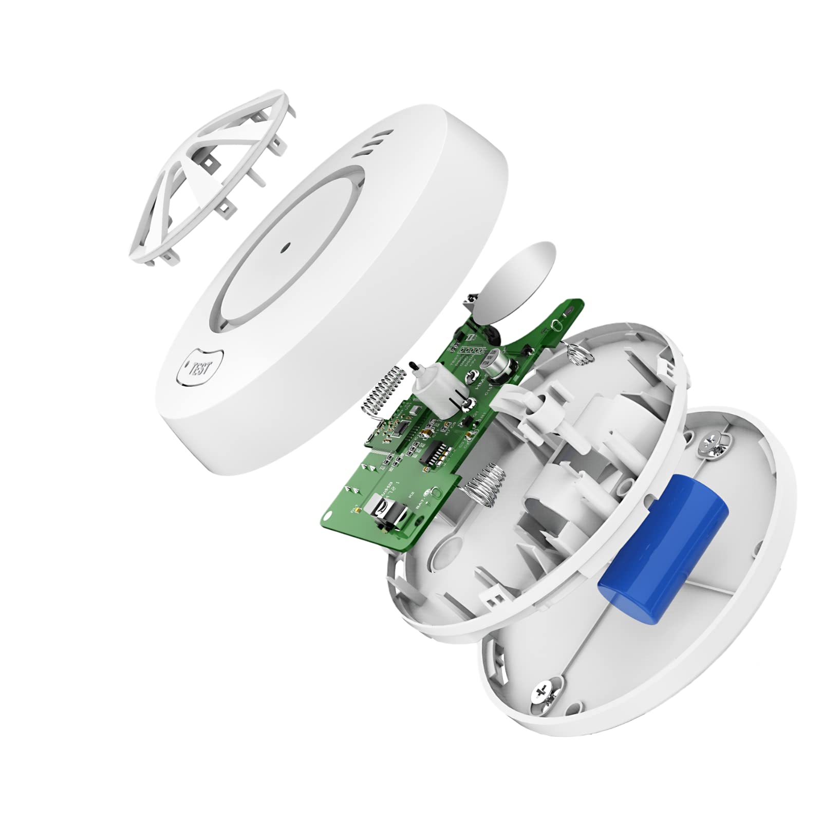 Heiman Alarma de calor para cocina con interconexión inalámbrica, con batería de 10 años, certificado BS EN IEC 62368, alarma de calor interconectada para cocina, cumple con la ley de Escocia
