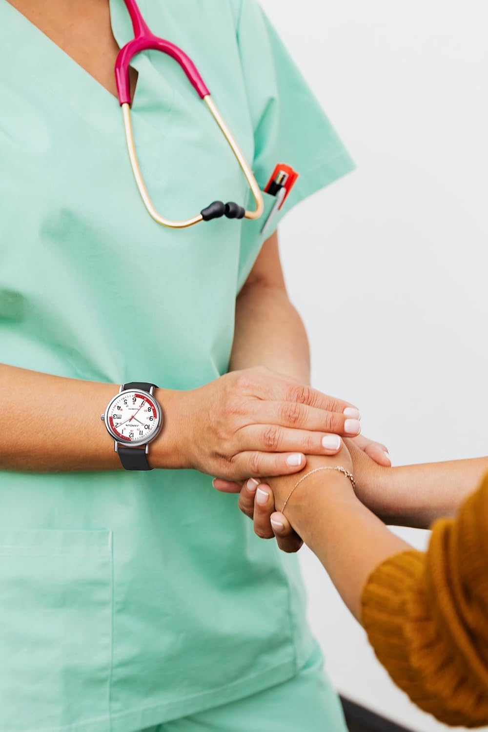 JIANDUN Waterproof Nurse Watch for Medical,Professionals,Students,Women Men, 24 Hour with Second Hand, Military Time Easy to Read Dial - Image 6