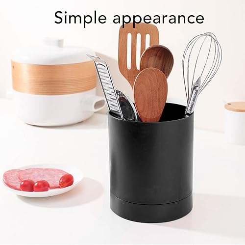 Miniatura 5 de Estante de secado de utensilios para fregadero de cocina, soporte para palillos de 360 grados, organizador de utensilios de cocina, organizador de