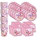 Little Baker Birthday Party Supplies Set Plates Napkins Cups Tableware Kit for 16