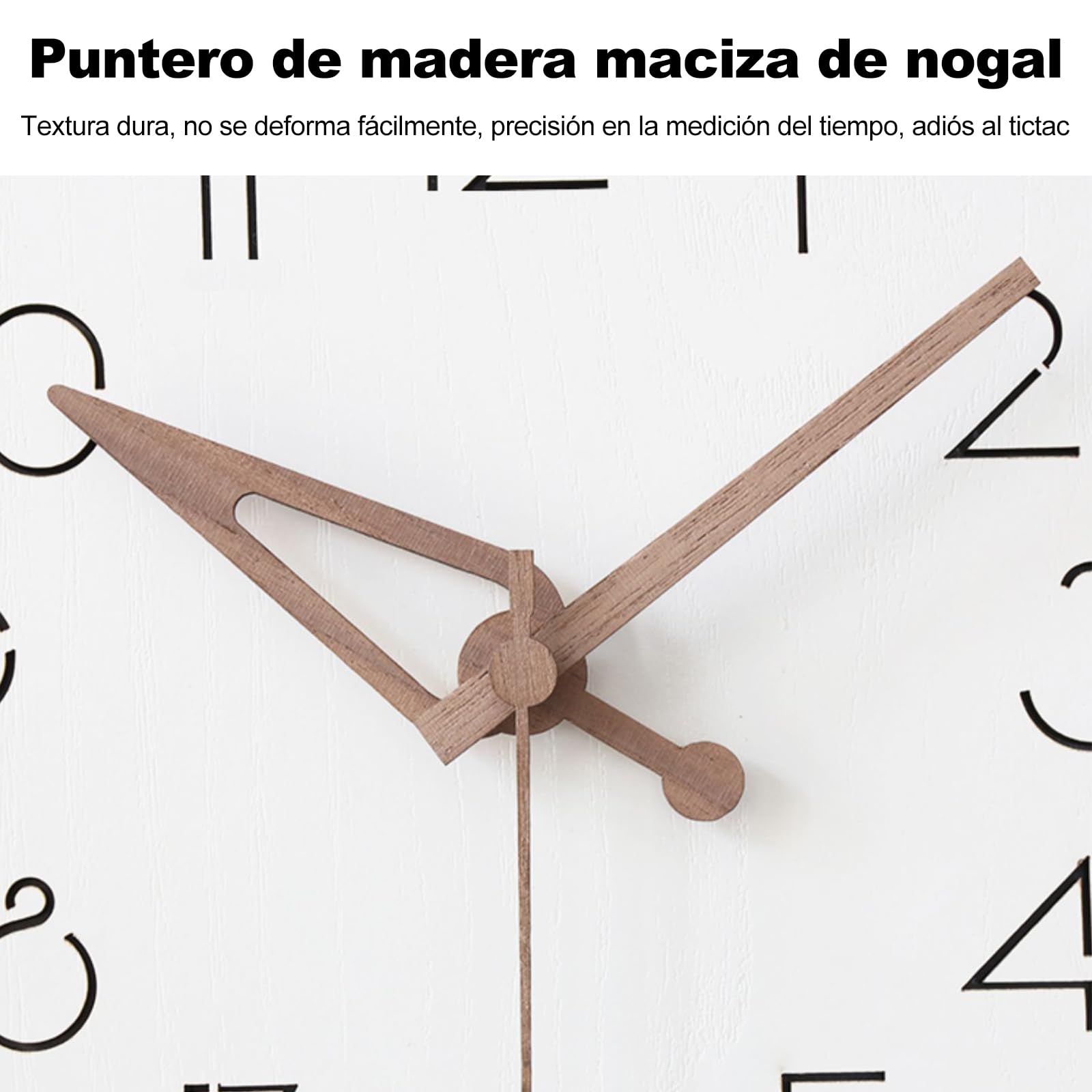 Ergocar Reloj de Pared Artístico, Moderno para Decoración del Hogar, Fuente de Alimentación por Batería