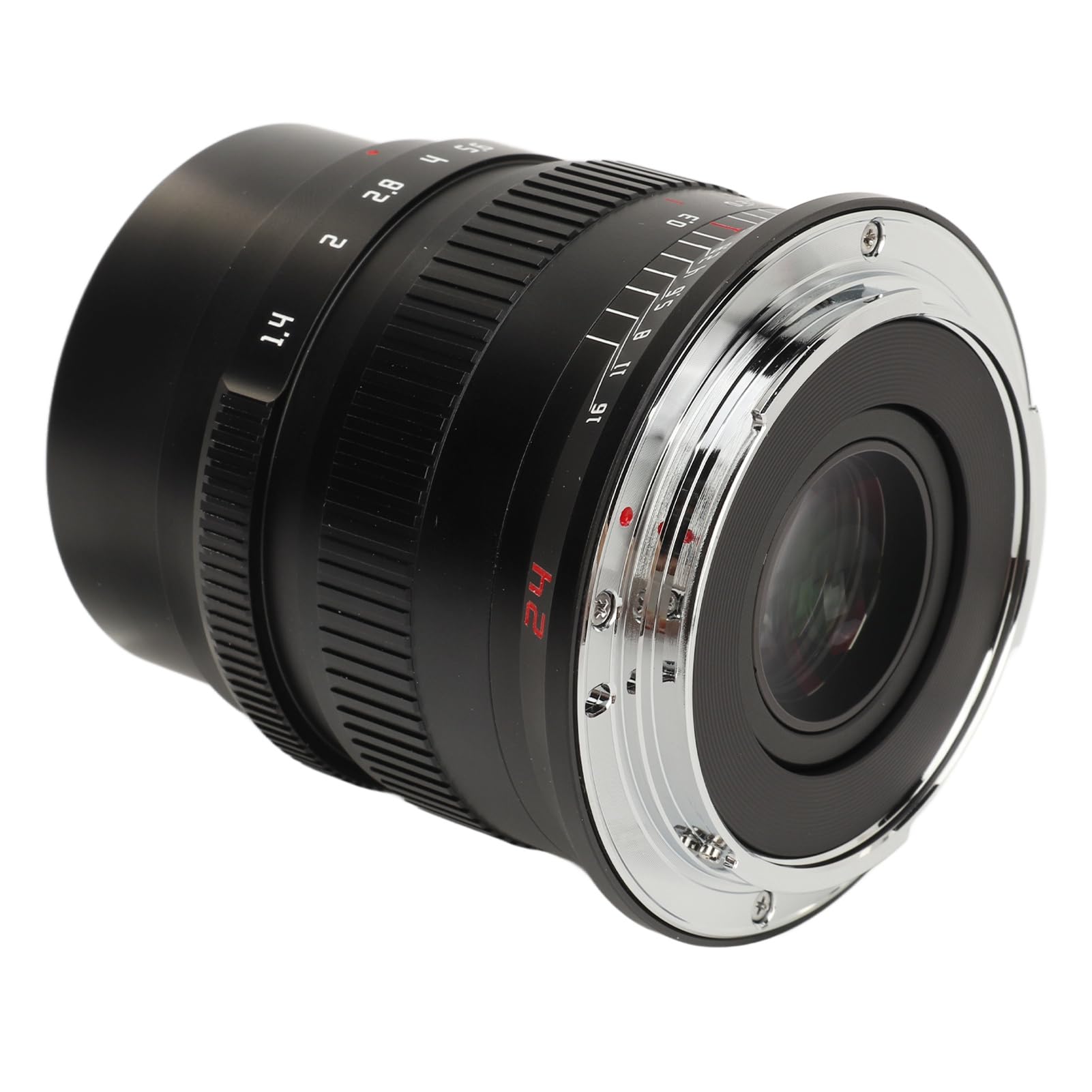 Obiettivo 24 Mm F1.4 APS C, Apertura Luminosa Design Compatto E Robusto 7 Elementi in 6 Gruppi Obiettivo Fotocamera Mirrorless con Guscio Metallico Per Attacco R Per R5 R6 R RP
