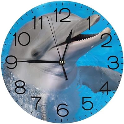Amazon Co Jp イルカ 置き時計 掛け時計 壁掛け時計 丸い時計 サイレント デジタル時計 おしゃれ 家の装飾 ホーム キッチン Amazon Co Jp イルカ 置き時計 掛け時計 壁掛け時計 丸い時計 サイレント デジタル時計 おしゃれ 家の装飾 ホーム キッチン