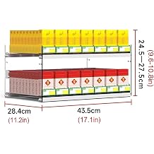 Sigara te hir stand , perakende sat  ve  ok katl  duvar raf  |  ekerleme ve sigara i in s permarket raf d zenleyici |  effaf akrilik kutu 37,5 x 28,4 x 6 cm ve 61,5 x 28,4 x 69 cm