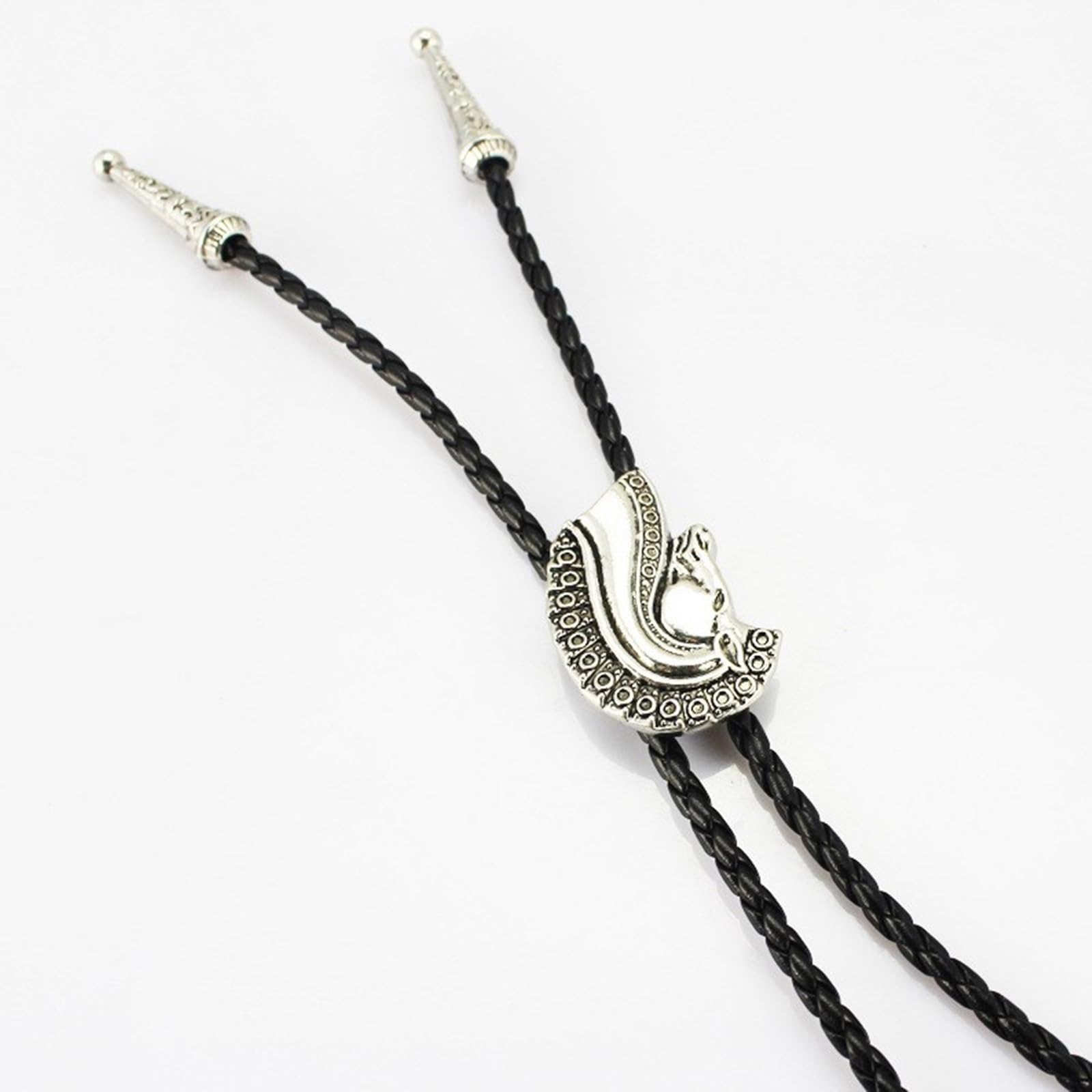 Cravatte da Cowboy, Collana con Cravatta da Cowboy, Ciondolo Forma di Testa Cavallo(A)