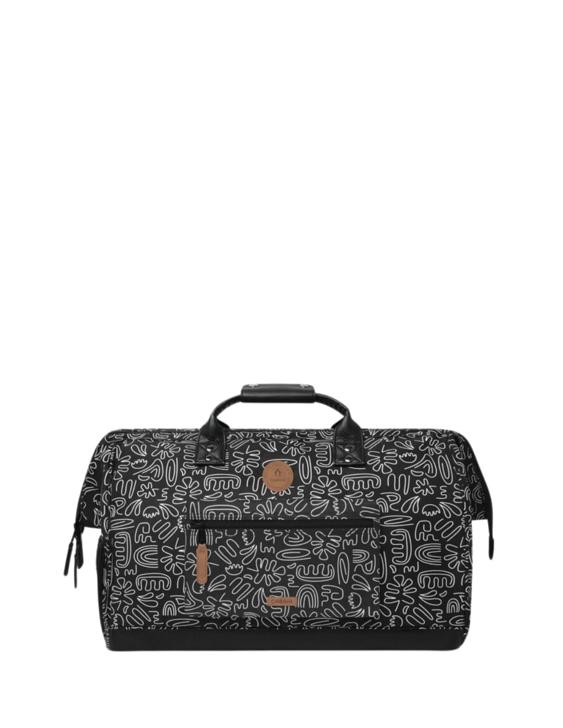 CABAIA sac de voyage pour Ordinateur Portable Adventurer All Over Duffle Bag Amiens Noir
