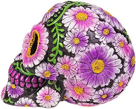 Nemesis Now Sugar Petal Skull 14.5cm, resin, Pale Pink