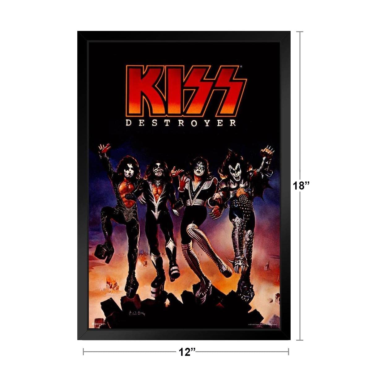 Amazon.co.jp: Kiss Destroyer ポスター アルバム カバー