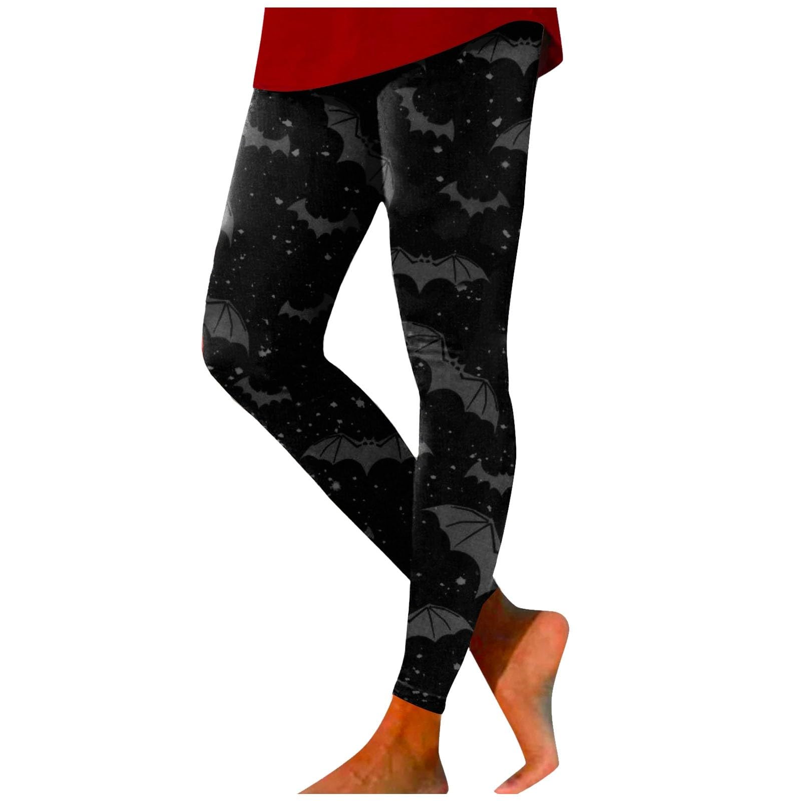 Damen-Leggings mit Halloween-Grafik, sexy Halloween-Geist-Scrunch-Strumpfhose, Yoga-Hose, trendige Halloween-Kostüme, schmale, hohe Taille, Bauchkontrolle, lässig, athletisch mit Designs,