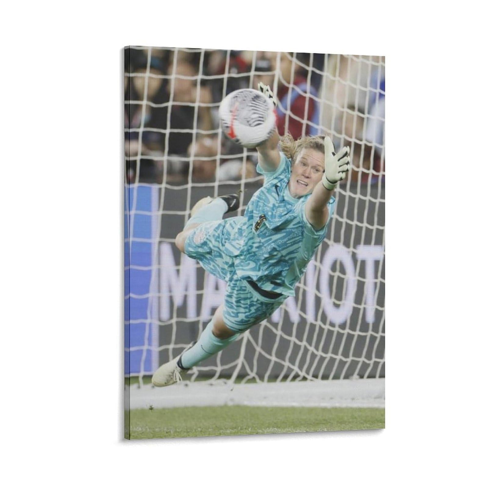 FCOIN Alyssa Naeher Canvas Poster Art Poster Canvas Painting Decor Wall Print Photo Home Modern Decorative Posters 12x18inch(30x45cm)