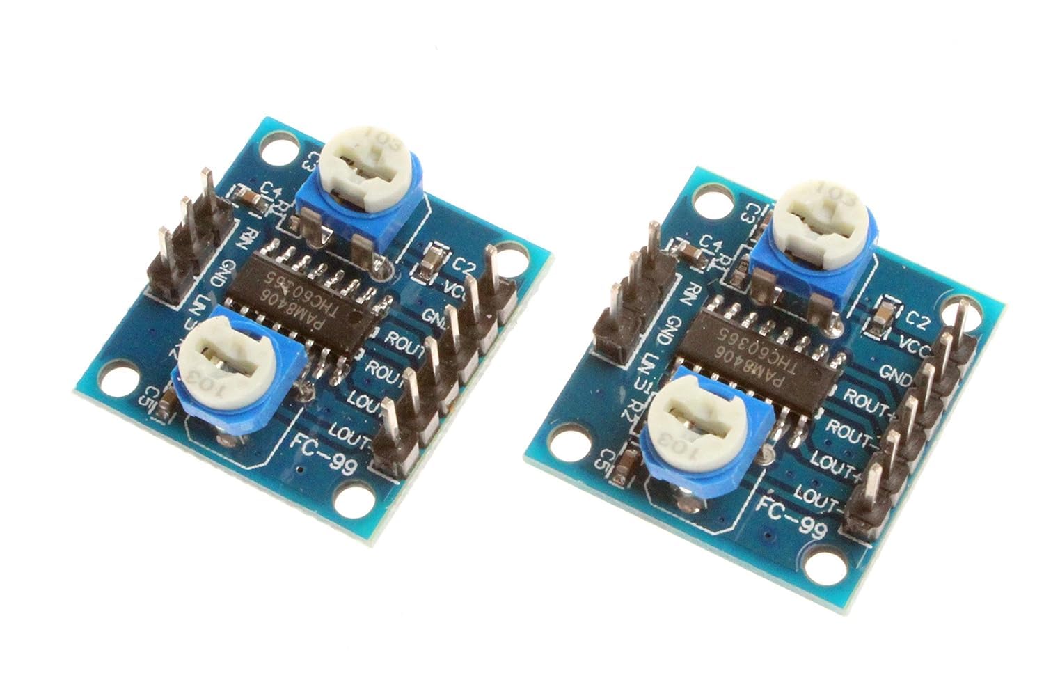 IDUINO PAM8406 Digital Amplifier Board 5W 5W Dual Channel Stereo Audio Module (Pack of 2)-image-49