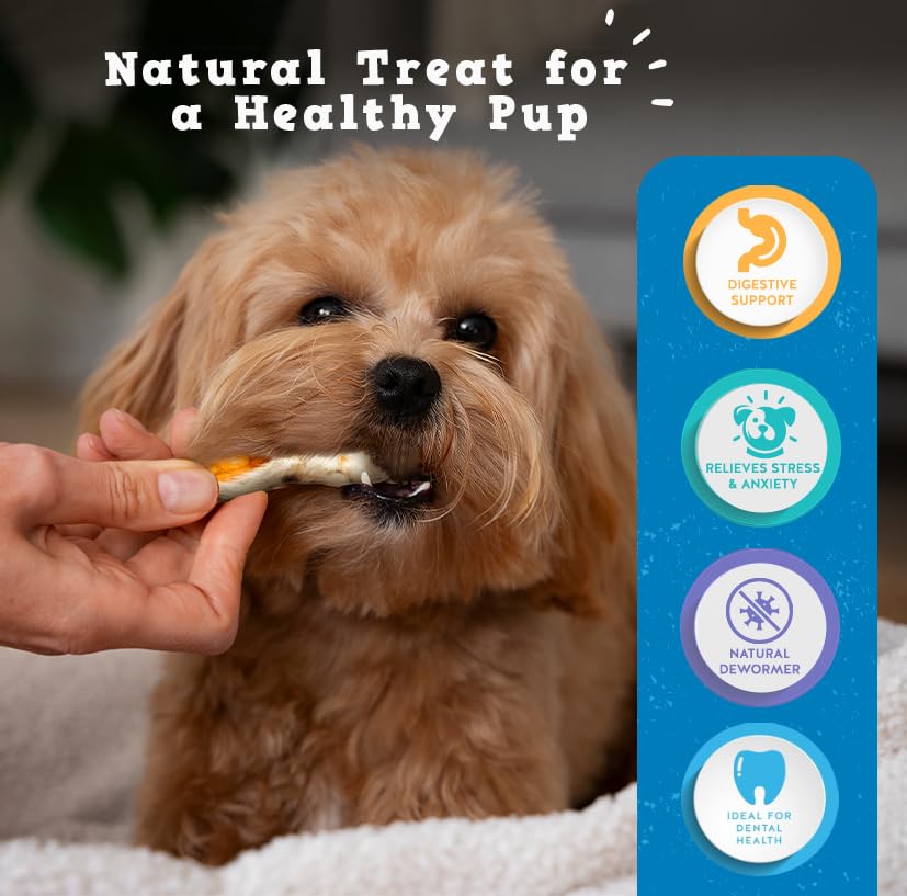 Jack&Pup Rabbit Ears With Fur For Dogs 1kg. (70-80 Furry Ears), Premium 100% Natural Treats For Dogs, Air Dried Chews Snacks - Image 2