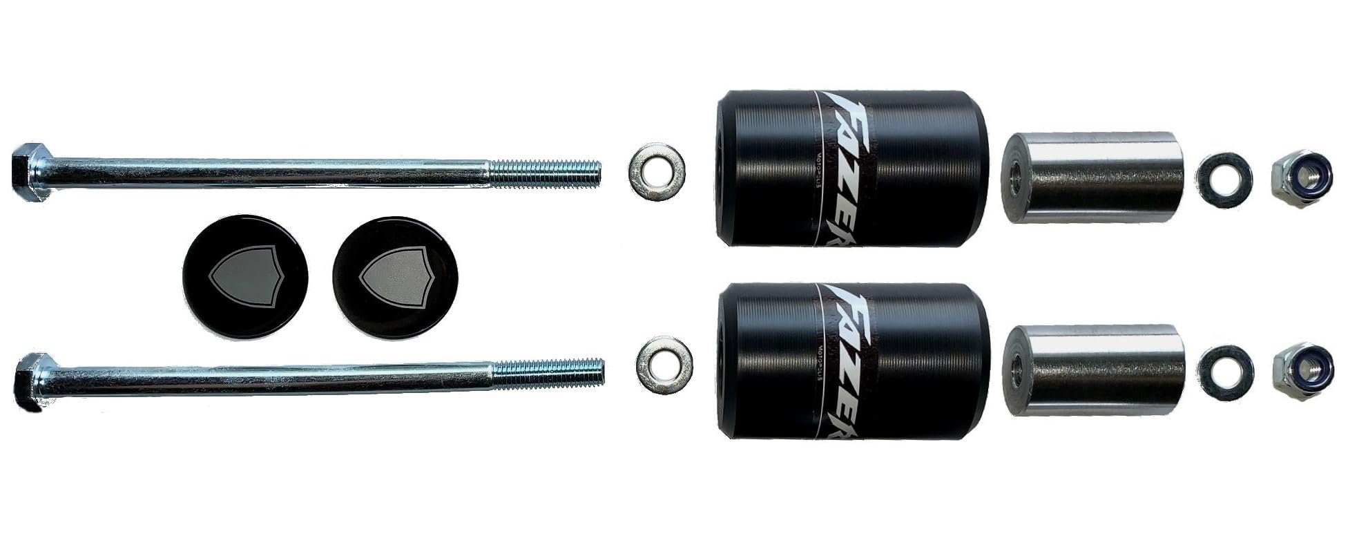 TOPES ANTICAIDA CRASH PADS PROTECTORS BOBBINS PARA YAMAHA FZS 600 FAZER 1998-2003