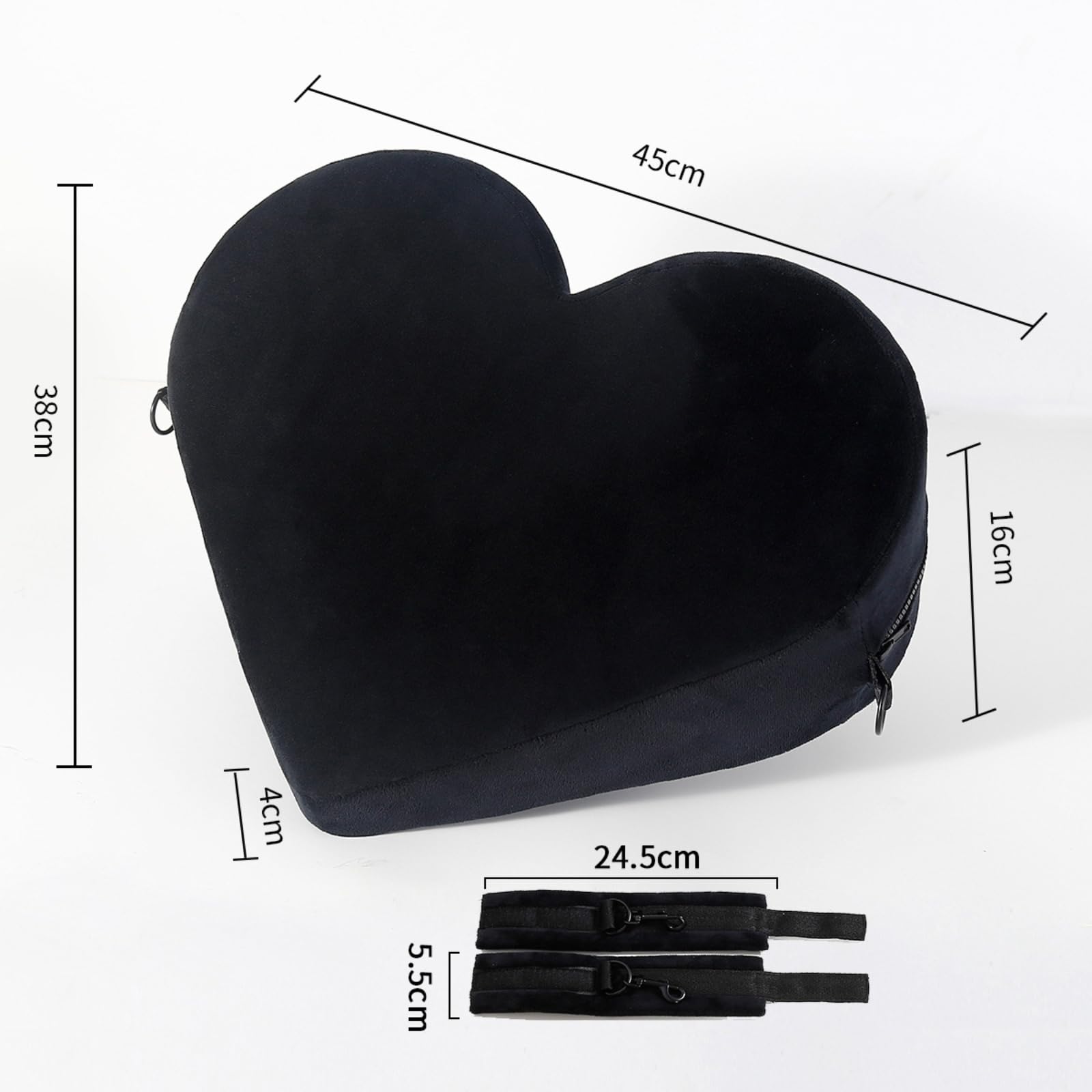 Liebesstellung Sex-Kissen-Schwamm Lendenwirbelstütze Rampe Kissen-Paar Schlafzimmer Spiel Hilfe Requisiten-DERB145 (Rosa)