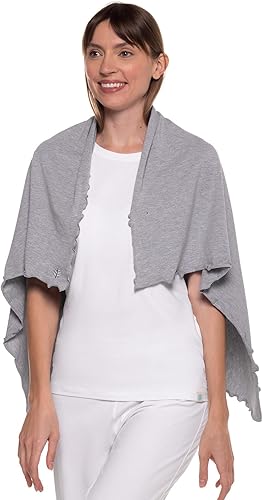 Miniatura 4 de Coolibar Manta solar Savannah UPF 50+, protección solar (talla única, azul aruba)