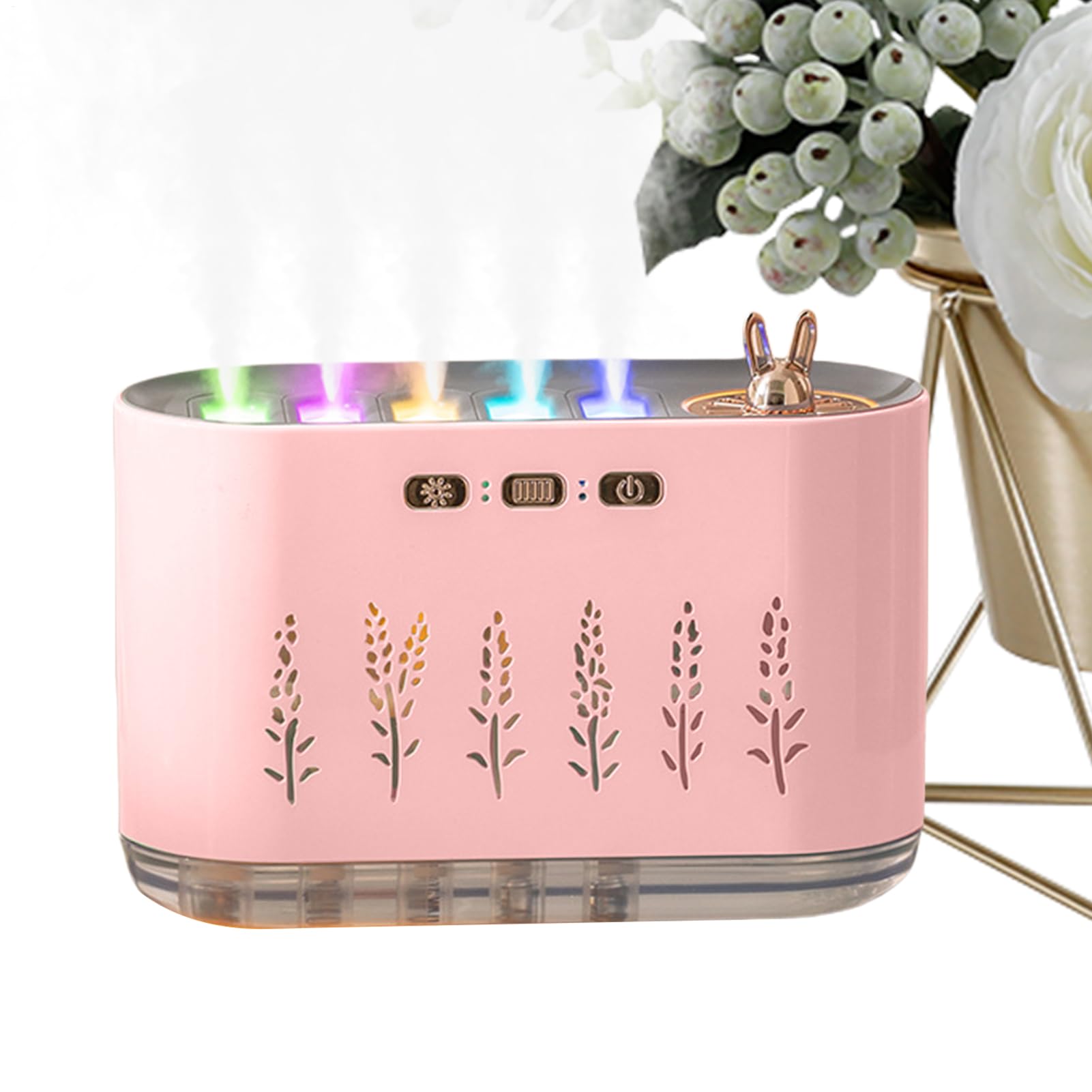 Piccoli umidificatori per camera da Funzione Aromaterapia Grande Capacità | Umidificatore Diffusore Per Aromaterapia Con Luce A 7 Colori Camera Dei Bambini, Casa, Ufficio, Aria Sec