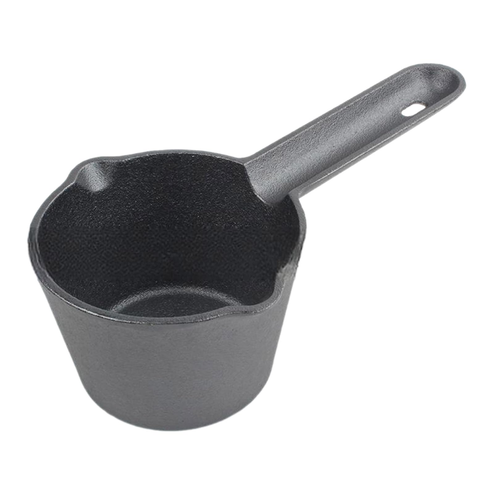 Buxuaaaa Frying Pots with Side Pour Spout Practical Frying Pans Iron Cookware Kitchenware Thickened Hot Oil Splashing Pots High Capacity Cookware